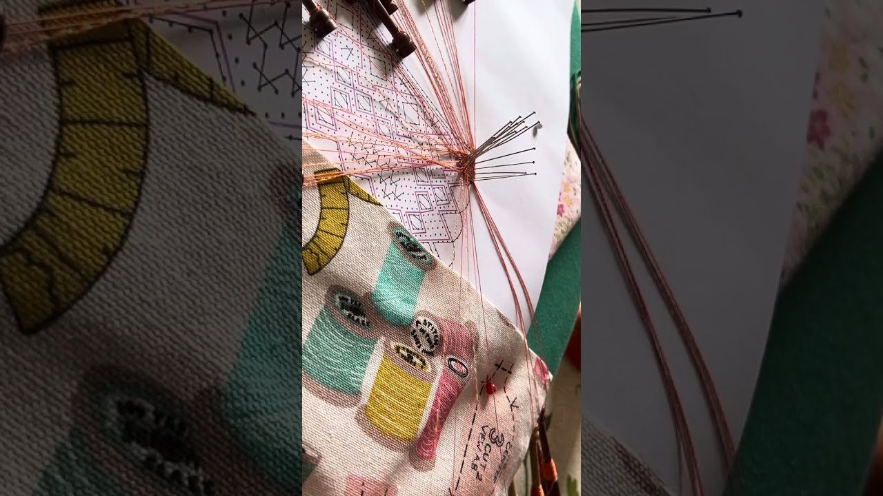 Inicio en ondas con paso especial del reseguido. Abanico 30. Raquel M Adsuar Bolillotuber