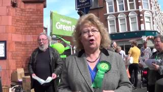 Green MEP Jean Lambert supports Haringey Greens 2014 election campaign