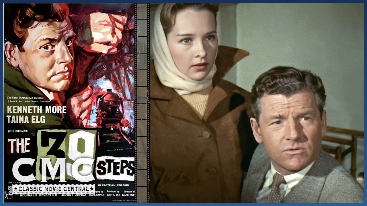 The 39 Steps (1959) | Classic British Spy Thriller Remake of Hitchcock’s Masterpiece
