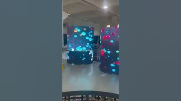 Soft LED modules screen, flexible led screen #flexibleleddisplay #flexibleledscreen
