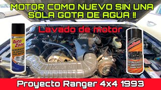 Lavado de motor sin agua y sin riesgo de dañarlo !! / Quedó como nuevo 🔥