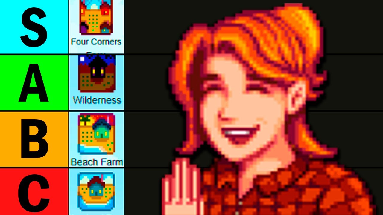 ✅TIER LIST de MEJORES GRANJAS en STARDEW VALLEY 1.6✅