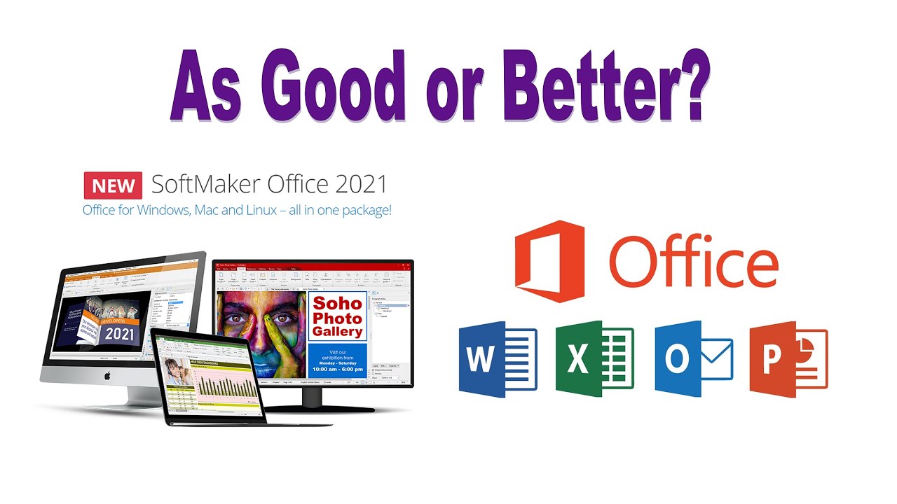 SoftMaker Office 2021 vs Microsoft Office - YouTube