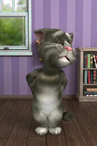 talking tom getting slapped for 44 seconds - YouTube