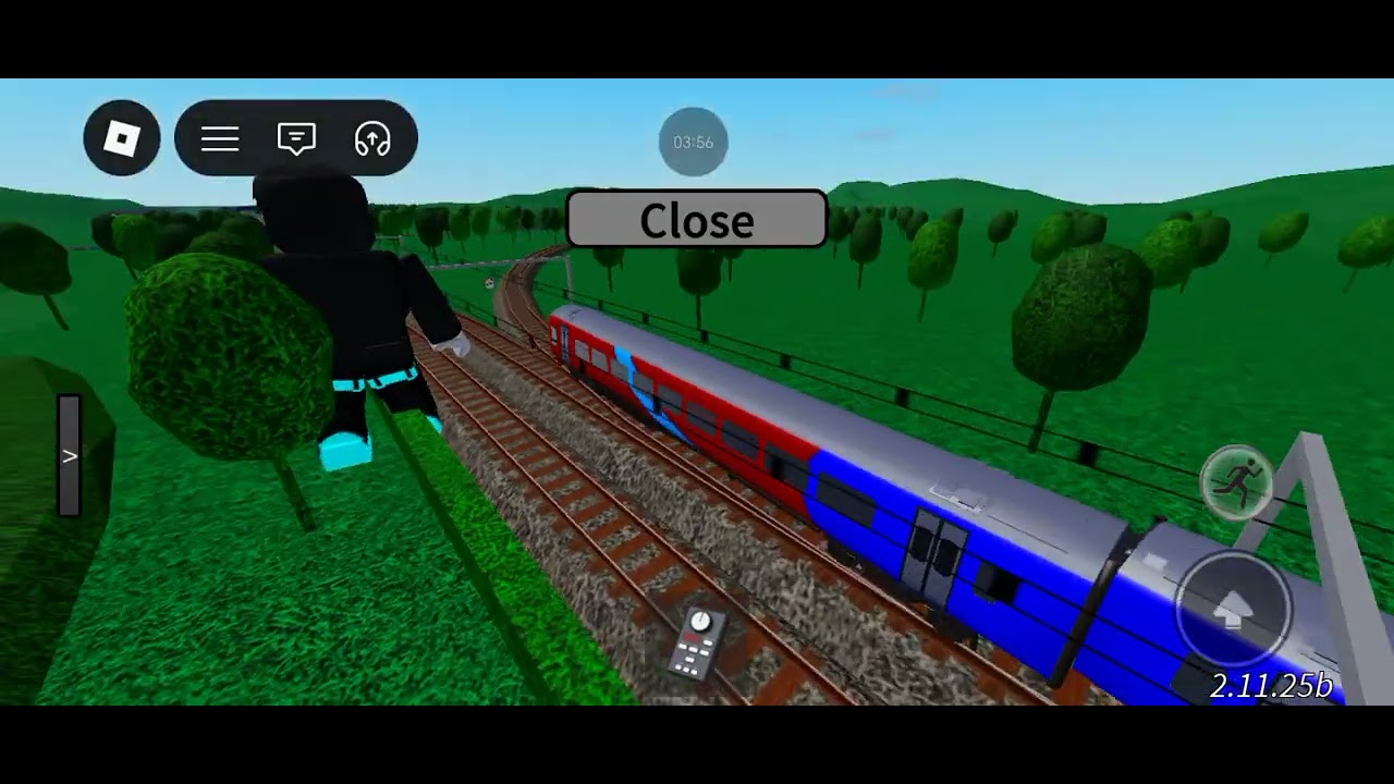 Ro scale railway: service from brismond Victoria (got disconnected) 