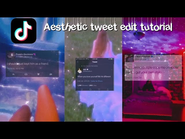 How To Make Aesthetic Tweet Quote Edits For Tik Tok Youtube