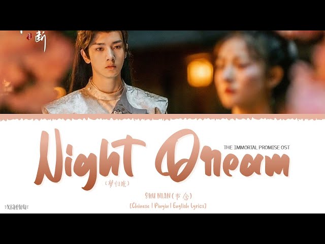 Night Dream (梦归晚) - Shu Nian (书念)《The Immortal Promise OST》《寒枝折不断》Lyrics class=