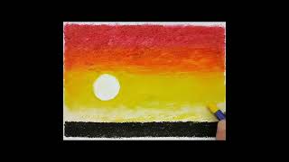 Easy oil pastel drawing