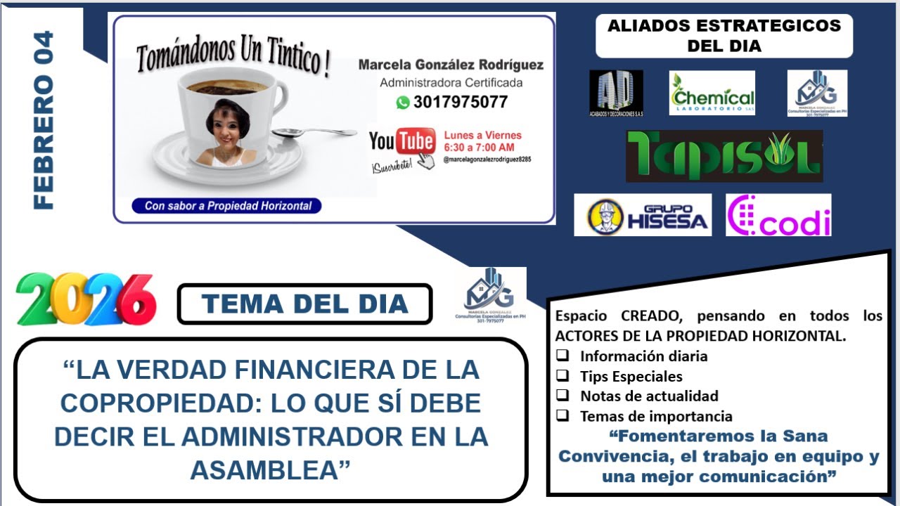 LA VERDAD FINANCIERA DE LA COPROPIEDAD