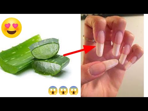 HOW TO GROW NAILS FAST USING ALOE VERA