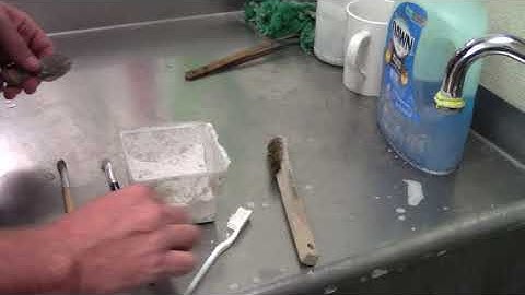 Cuttle Bone Casting Clean up Part 1