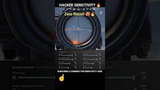 😱 BGMI Scope Setting 2x 3x 4x 6x 8x | New Best Sensitivity Settings | No Recoil #shorts #bgmi #viral