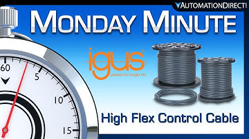 Igus High Flex Control Cable from AutomationDirect