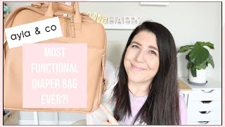 Ayla & Co Diaper Bag | Review, Packing, and Try on!