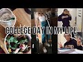 COLLEGE DAY IN MY LIFE | productive &amp; busy, freshman pre-med, mental breakdown bc I hate math
