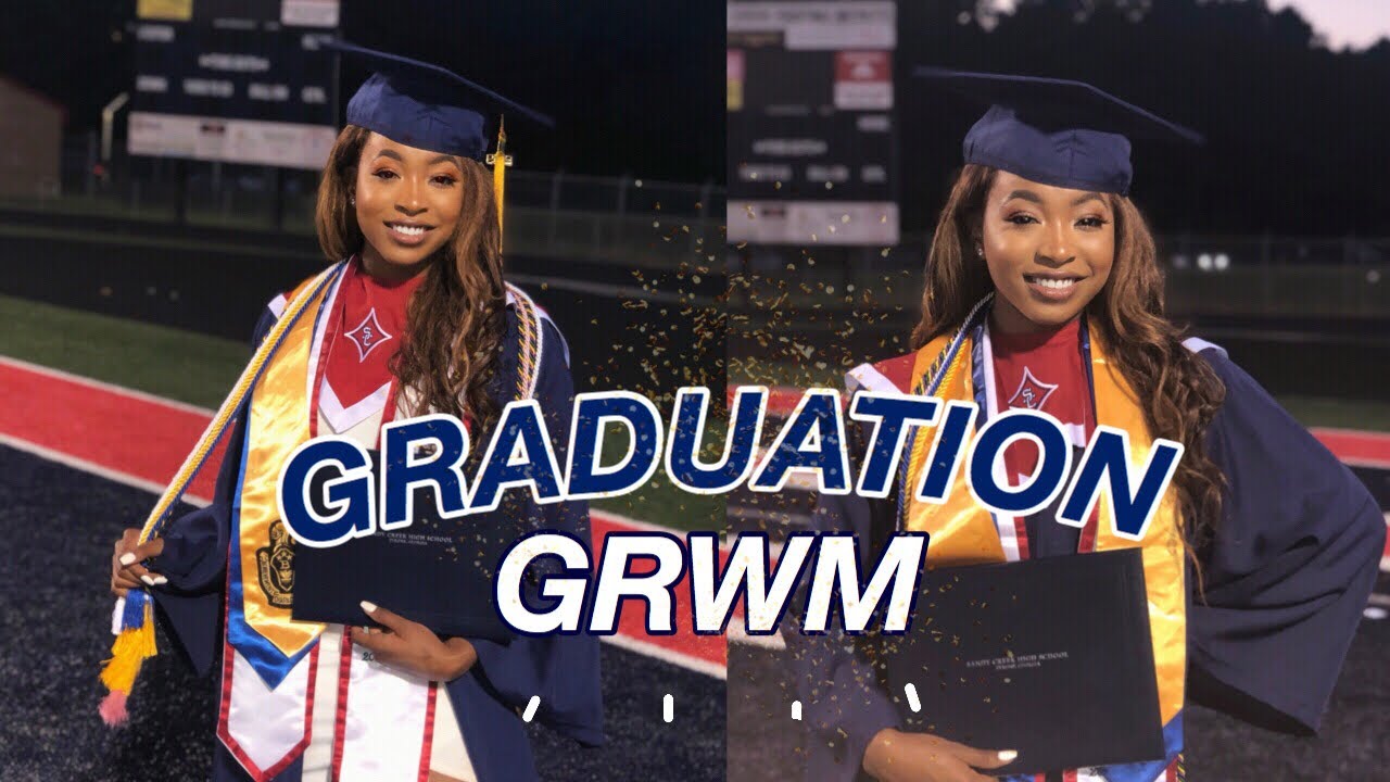 GRADUATION GRWM + SCHOOL REVEAL VLOG | I SPOKE AT GRADUATION! - YouTube