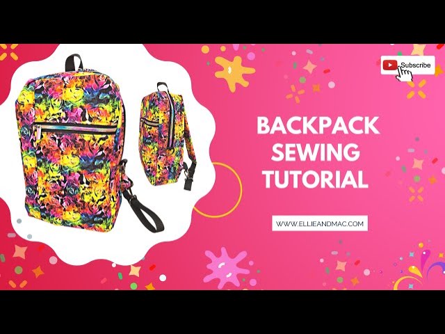 Mini backpack (+ video) - Sew Modern Bags