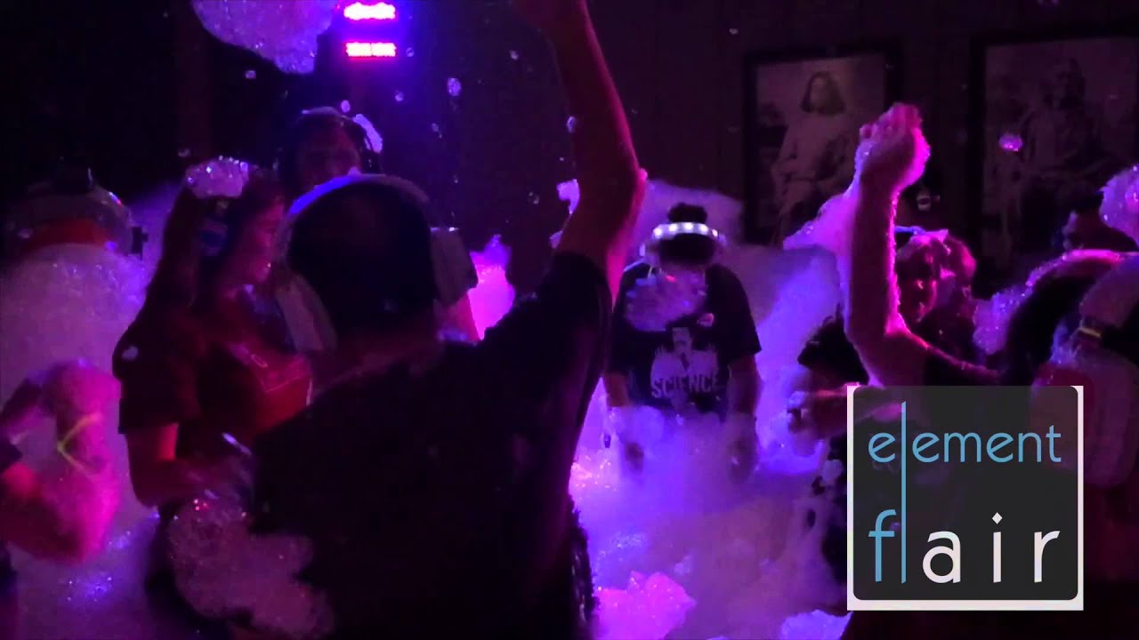 Foam party at a wedding so much fun YouTube