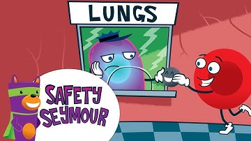 What happens when you breathe Carbon Monoxide? (Safety Seymour)