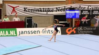 Turnen Nina Jansen, 1/4 Finale 2015 pupil 2 N2