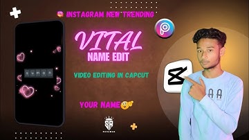 Instagram Viral Keyboard Name Status Video Editing In Capcut| Trending Video Tutorial