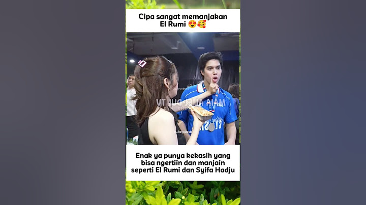 SYIFA HADJU SANGAT MEMANJAKAN EL RUMI #elrumi#syifahadju#shorts