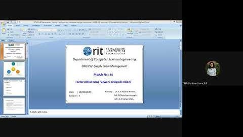 SCM- Factors influencing Network Design Decisions