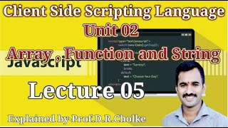 Unit 02 Array, Function and String_05