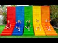 Colored soft play door challenge