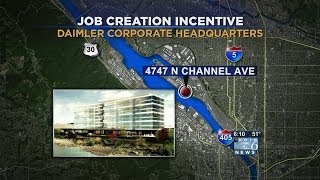 Portland could give Daimler $8M for HQ