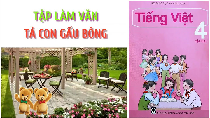 Bài văn tả gấu bông lớp 4 hay nhất