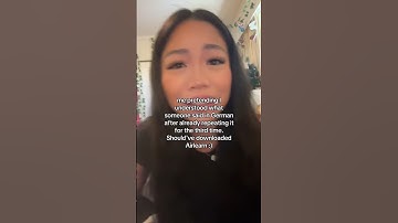 Should’ve downloaded Airlearn on time🤡