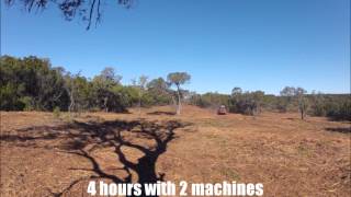 Cedar Eater Go Pro Timelapse Video - 4 hours with 2 machines