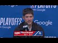 Press Conference by Reed Sheppard l Game 5