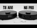 Ecovacs DEEBOT T8 AIVI vs N8 Pro+ Comparison: AI versus 3D Lasers