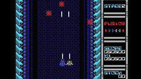 SHMUP!Kai Stage2 gameplay - MSX1 mode