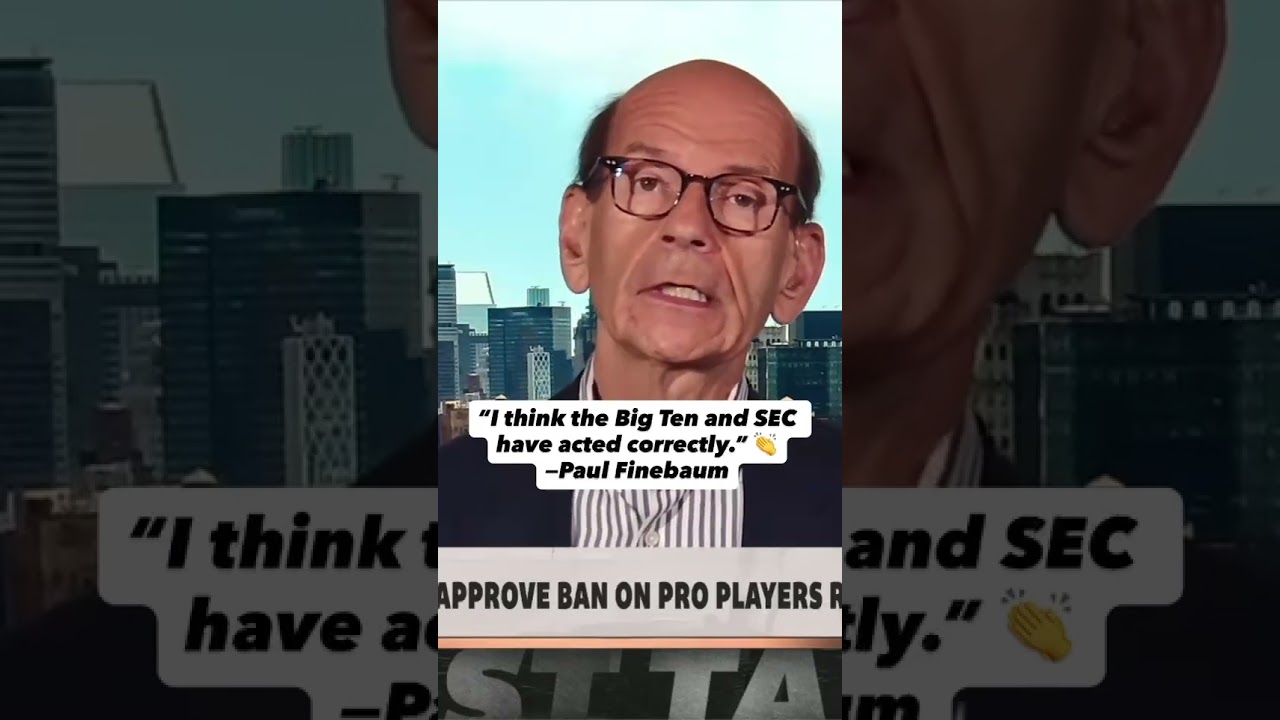 Paul Finebaum weighs in on Big Ten and SEC policy changes ✍️