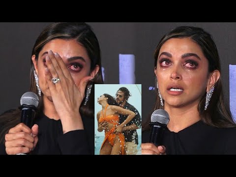 Shahrukh Khan Actress Deepika Padukone Emotional and Crying for her movie Pathan Boycott