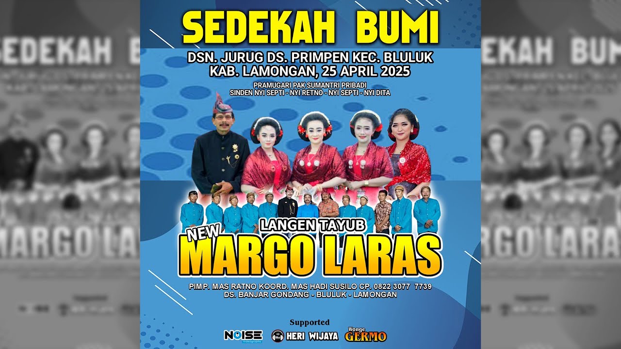 LIVE LANGEN TAYUB NEW MARGO LARAS - SEDEKAH BUMI DSN. JURUG DS. PRIMPEN KEC. BLULUK - LAMONGAN2