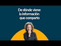 De dónde viene la información que comparto