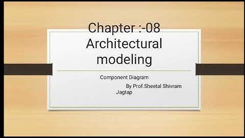 OOSE-Chapter:-08 Architectural Modeling