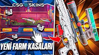 YENİ GELEN PAHALI FARM KASALARINI ZORLADIM - CS2 KASA AÇILIMI - SON KASA ÖYLE BİR AWP ATTI Kİ!