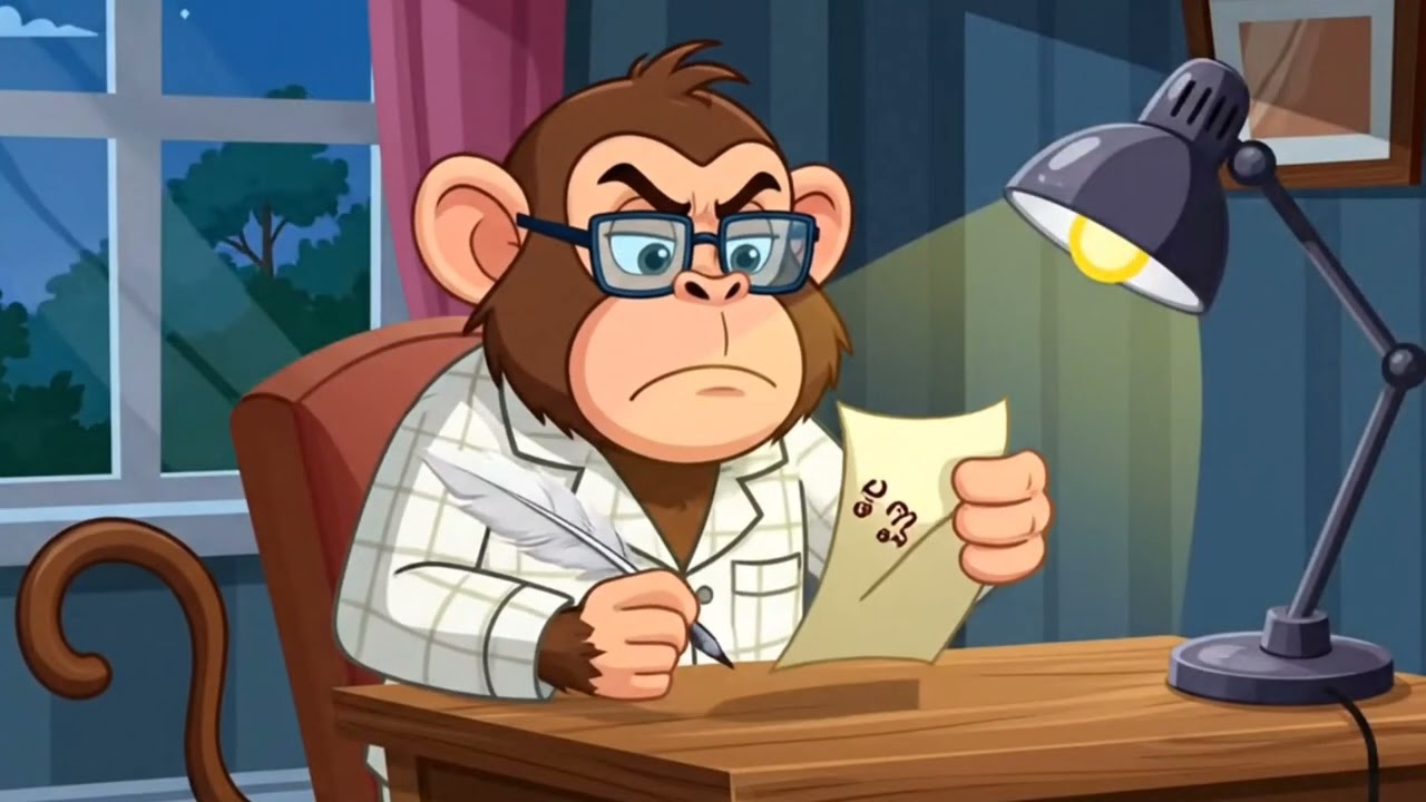 Comedy video/ cartoon video/ kids video/ monkey video/