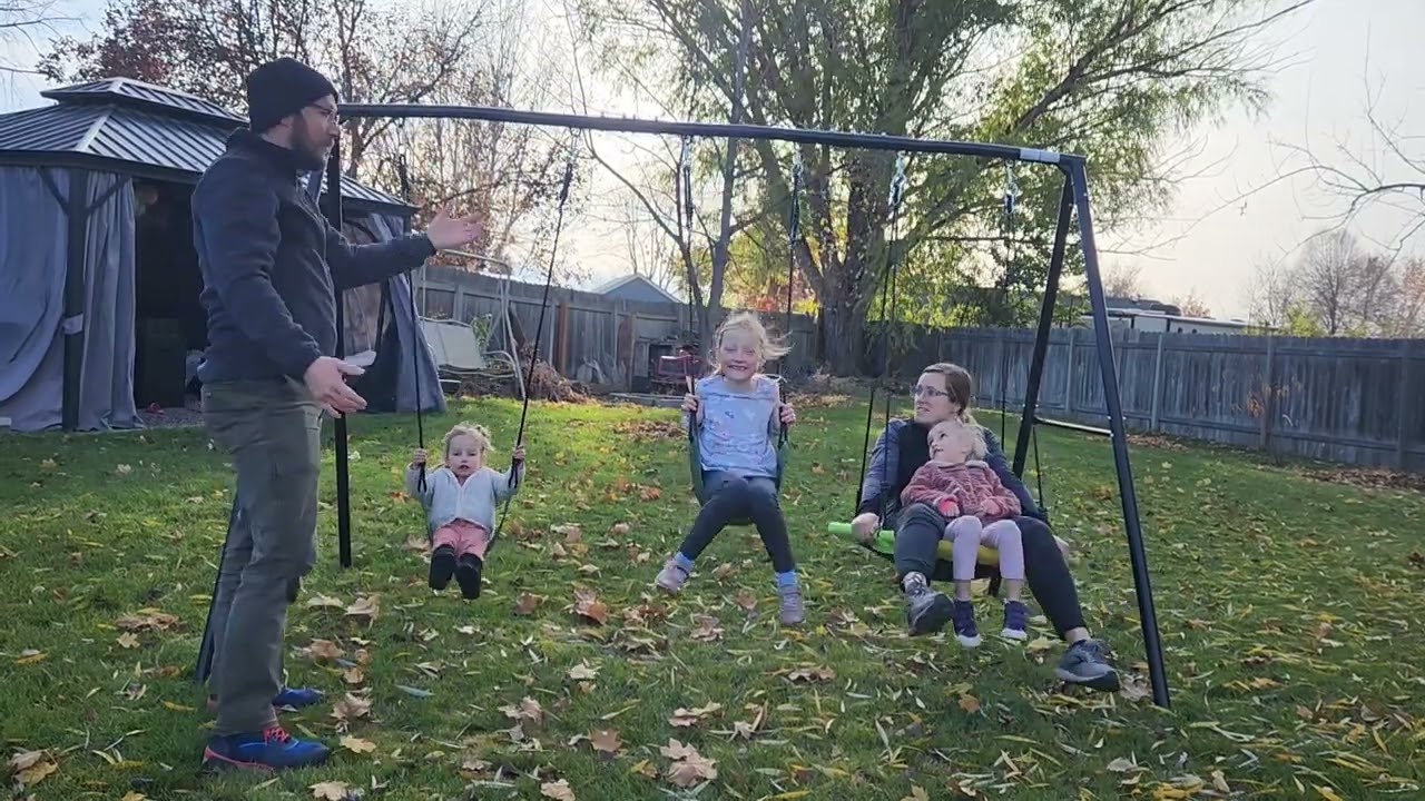 Real Review: Hapfan 500lb Heavy Duty Metal Swing Sets  Tested for Everyday Use  U7944