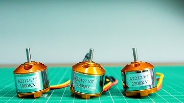 BLDC Motors  - Comparison and Test of various KV motors