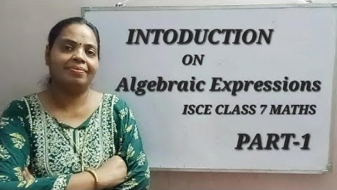 Introduction on Algebraic Expressions, ICSE class 7 ml aggarwal #maths #Algebraicexpressions