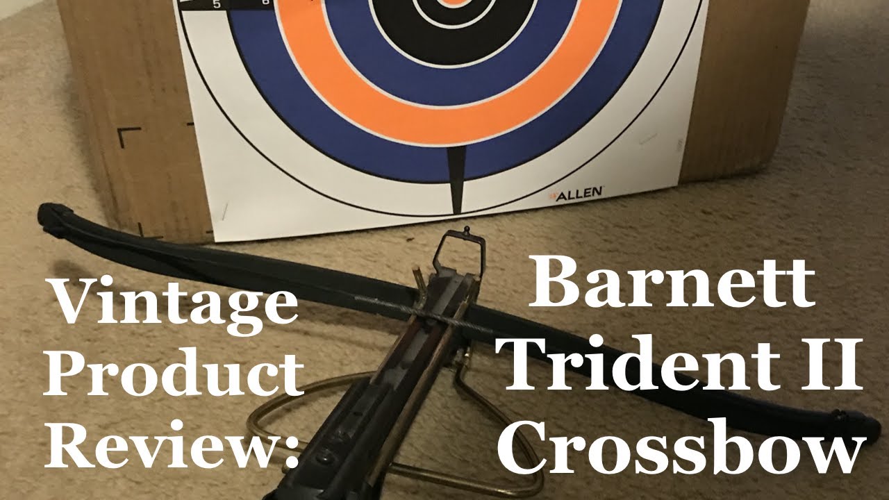 Firing the Barnett Trident II Crossbow - YouTube 