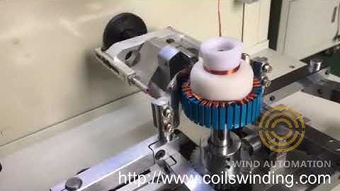 Outrunner Brushless stator winding machine for drone aircraft model motors  Wind Automation