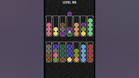 Ball sort puzzle level 195