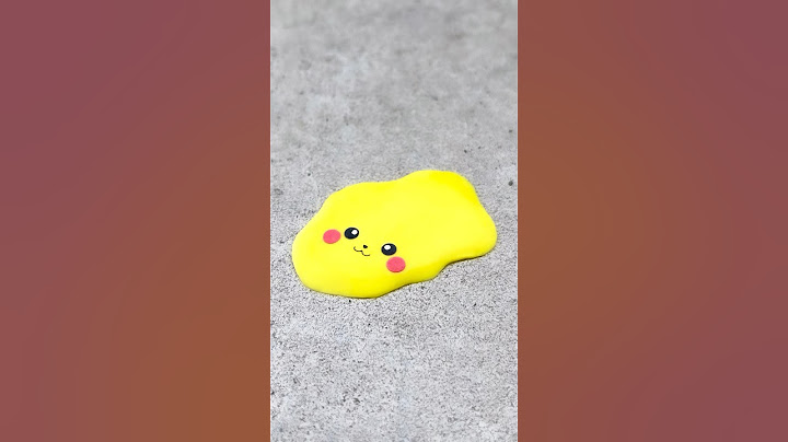 DIY Melting Pikachu - Polymer Clay